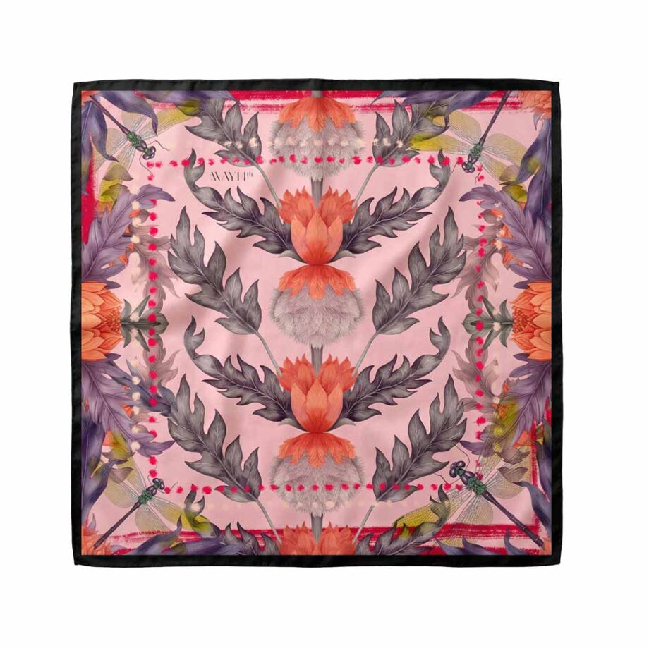 Pañuelo de seda premium DragonFly de May14th confeccionado en Italia